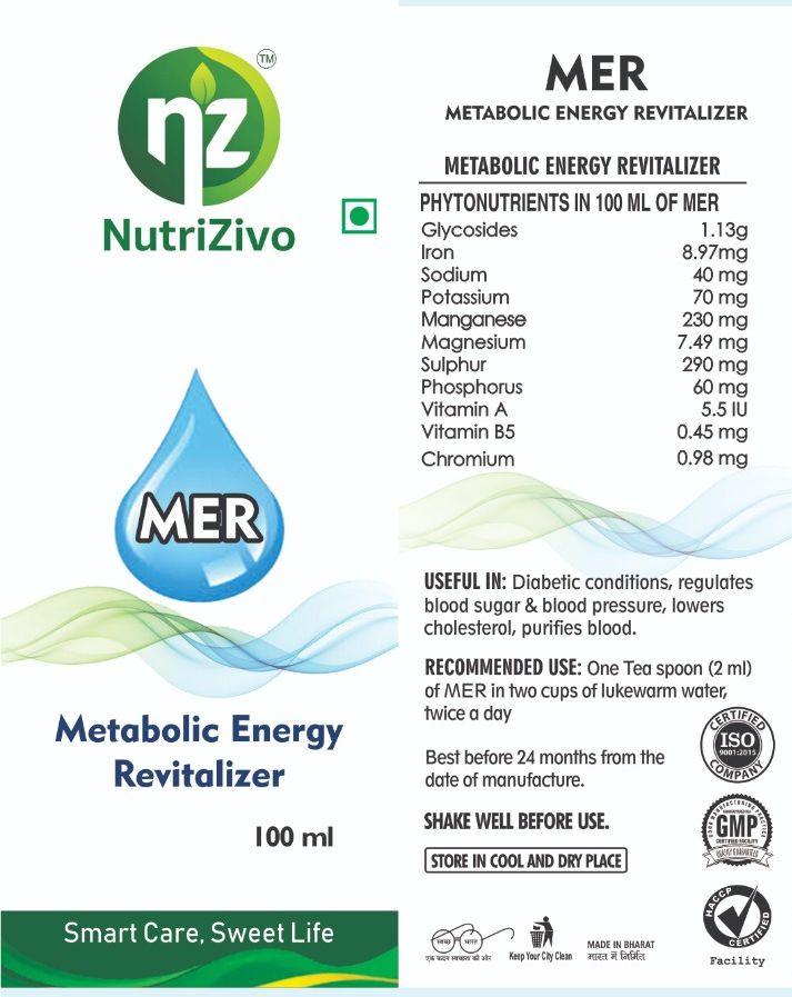 NutriZivo MER - 1 x 100 ml